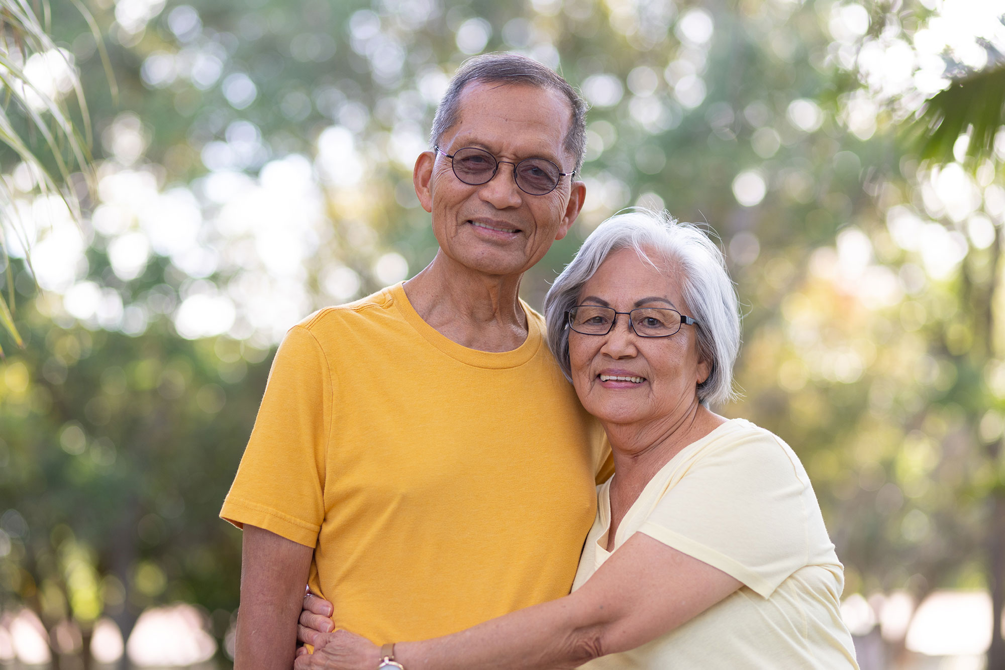 Happy senior couple at East Ridge at Cutler Bay